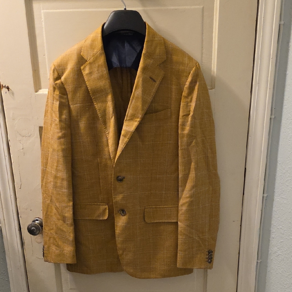 Mens Portfidia Italian Wool Blazer 48R EU 38 US